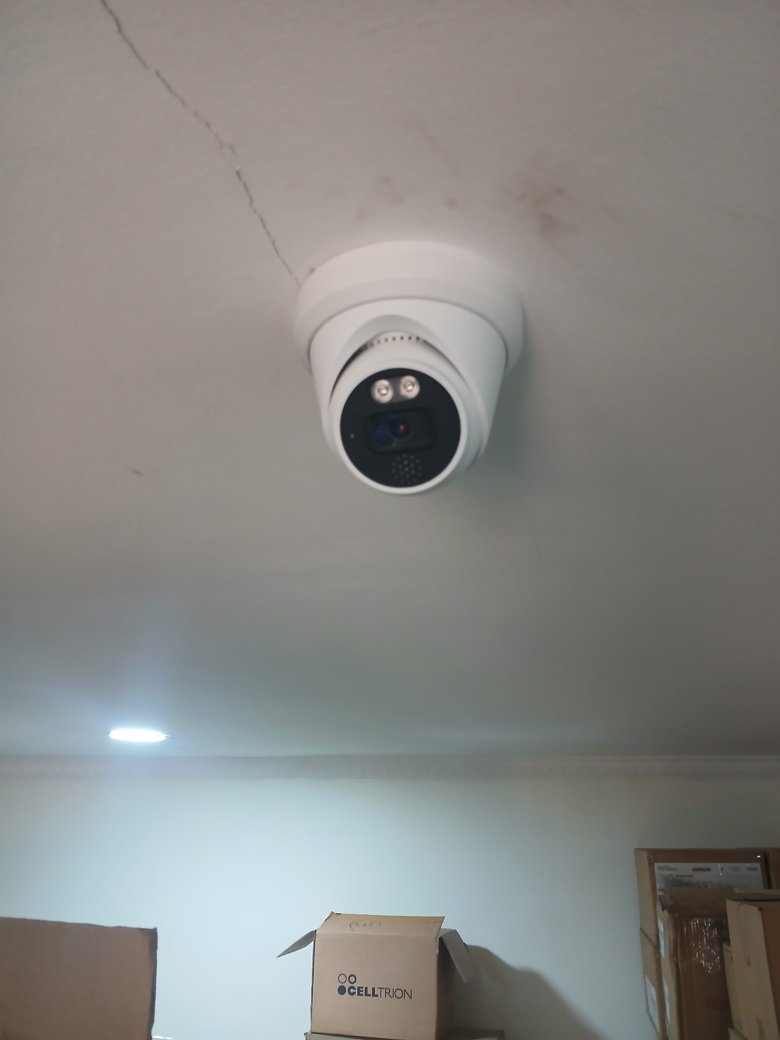Indoor HD dome camera installed at Lilongwe Adventist Hospital